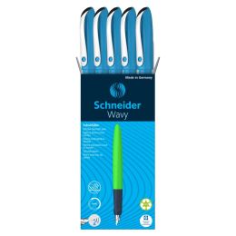 Schneider töltőtoll Schneider Wavy blue - kék töltény (2)