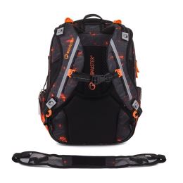 Iskolai hátizsák BagMaster Dopi 26 B + tolltartó + tasak - Tűzoltók (1)