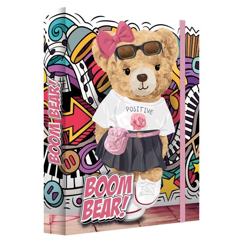 A4 Jumbo MAX S9 Boom Bear jegyzetfüzetdoboz A4 Jumbo MAX S9 Boom Bear