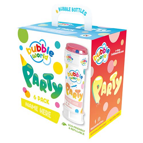DULCOP buborékfújó 60 ml, Party Box 6 x 60 ml