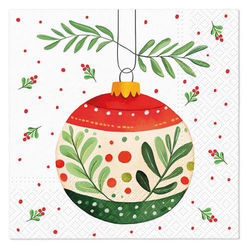 Obrúsky TaT 33x33cm Festive Ball