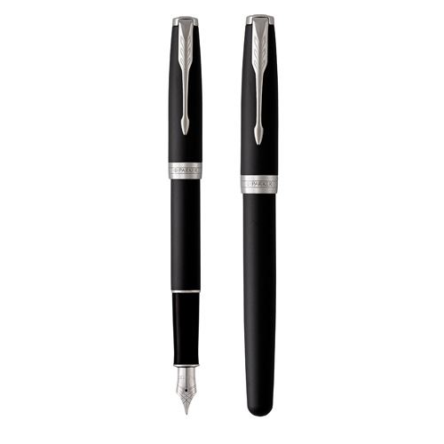 Töltőtoll PARKER Sonnet Matte Black CT -F-