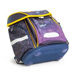 Iskolatáska vidám Universe, kék (2)