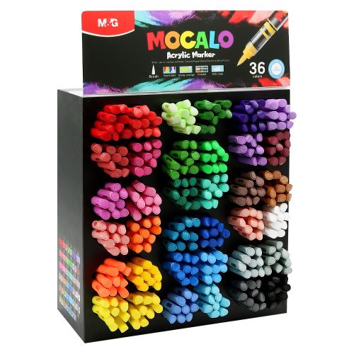 M&G MOCALO akril filctoll, ecset hegyű (324 db)