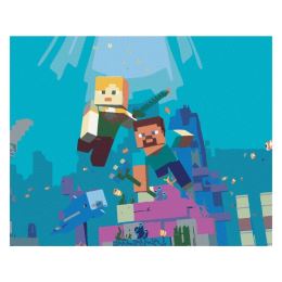 Gyémánt festmény (kerettel) - MINECRAFT - Under Water
