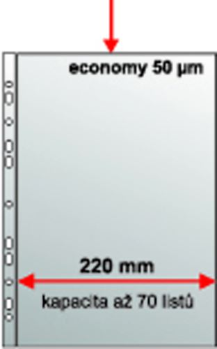 Eurocsomagoló A4 U MAXI PP Eurofiber, 50 µm 235x305mm (50 db-os csomag)