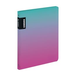 PP 4 gyűrűs iratgyűjtő OMBRE A4/2 cm - rózsaszín