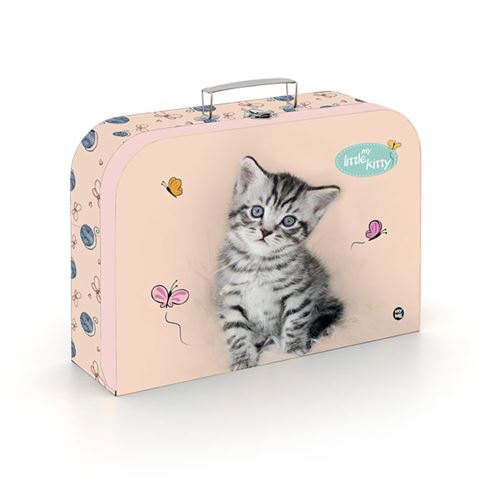 Lamino gyerek bőrönd 34 cm Macska