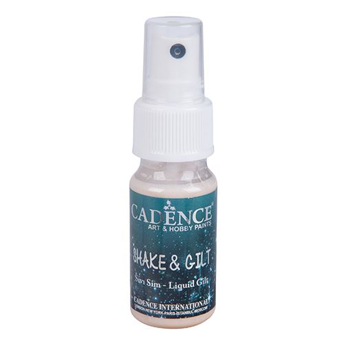 Textilfesték Cadence, spray 25 ml, glitter. aranysárga