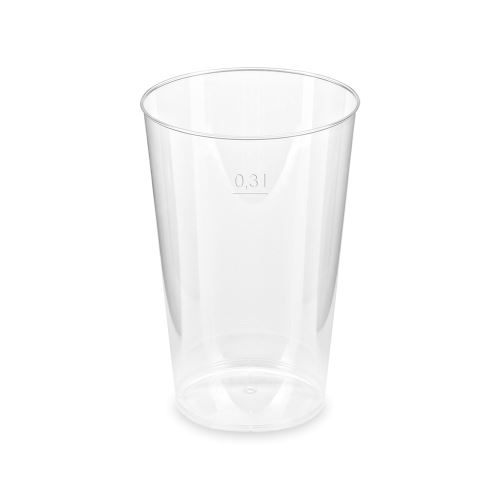 Pohár víztiszta 0,3 l, 25db