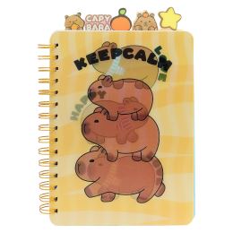 Gyermek spirálfüzet, 120 lap - Capybara (különböző minták) (3)