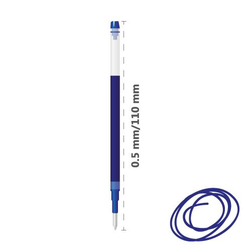 Tollbetét pre rollery PILOT V5 RT 0,5 mm - kék