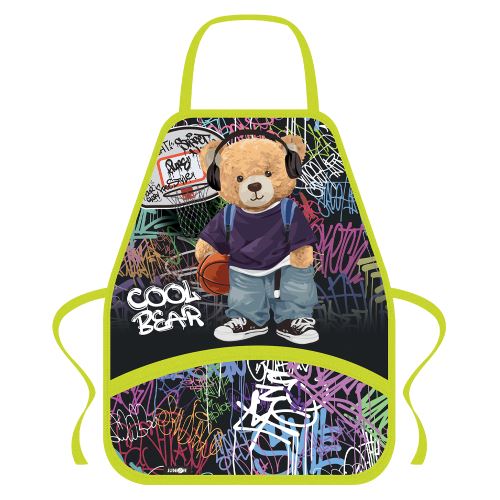 Művészeti kötény JUNIOR S8 - Cool Bear