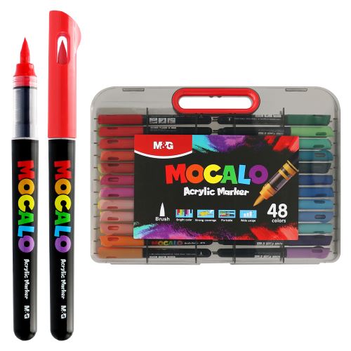 M&G MOCALO akril filctoll, ecsethegy - 48 színből álló készlet (4)