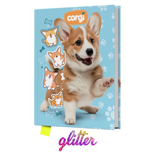 Memorial JUNIOR 14x18 cm, 80 lap, átlátszó - Corgi