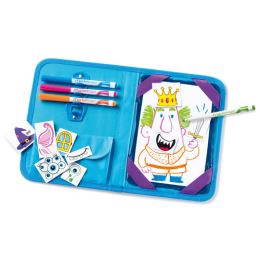 Bőrönd/művészeti eszköztároló MAPED Creativ Travel Board mágneses táblával (3)