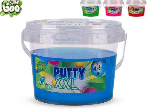 Putty King hmota sliz 350g s glitrami 4farby vo vedre