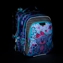 Iskolai hátizsák BagMaster Lumi 21 C - Teddy Maci (6)