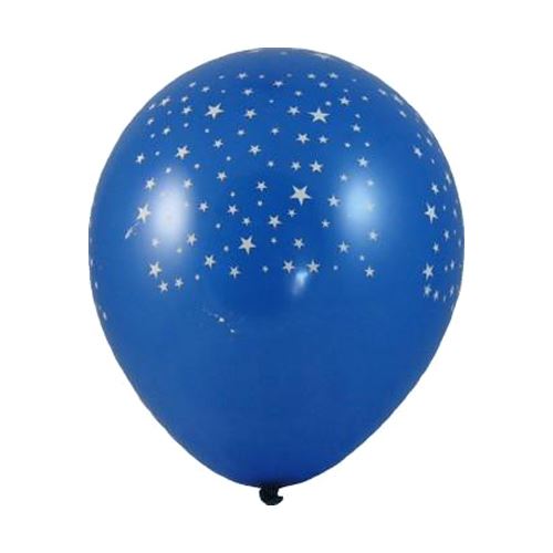 Balón L 30 cm, Hviezdy /100 ks/