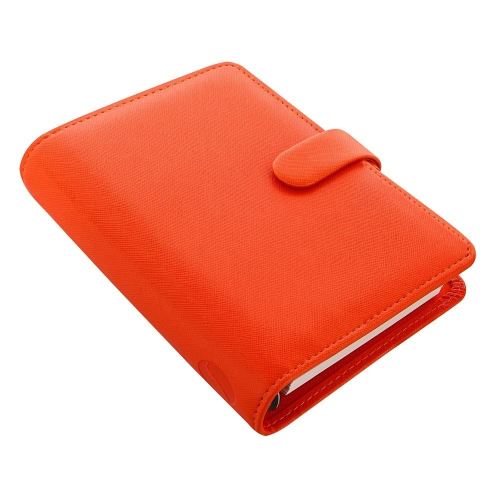 Diár Filofax Saffiano oranžový, osobný
