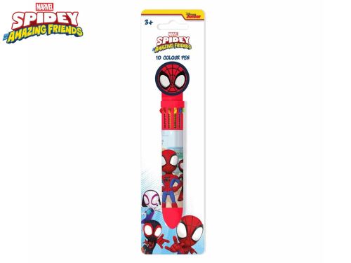Spidey és fantasztikus barátai többszínű toll 16cm 10 színnel kártyán