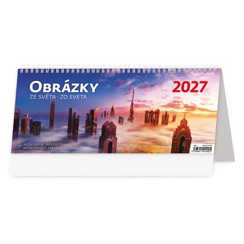 2027-es asztali naptár: Képek a világból