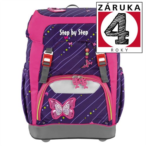 Step by Step GRADE Csillámló Pillangó iskolai hátizsák + ajándék írótábla, 0,05 EUR-ért