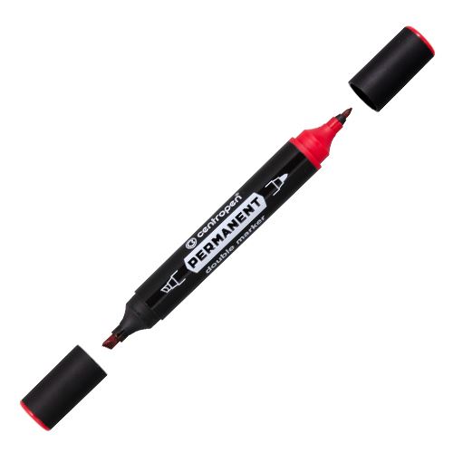 Kétoldalas marker CENTROPEN 1666 - piros