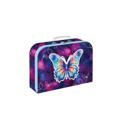 Gyermek laminált aktatáska 34 cm - Pillangó