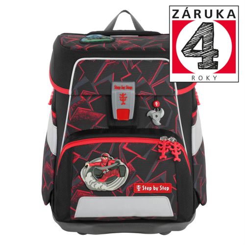Iskolai aktatáska Space elsősöknek - 5 darabos készlet, Step by Step Ninja Yuma, AG tanúsítvány