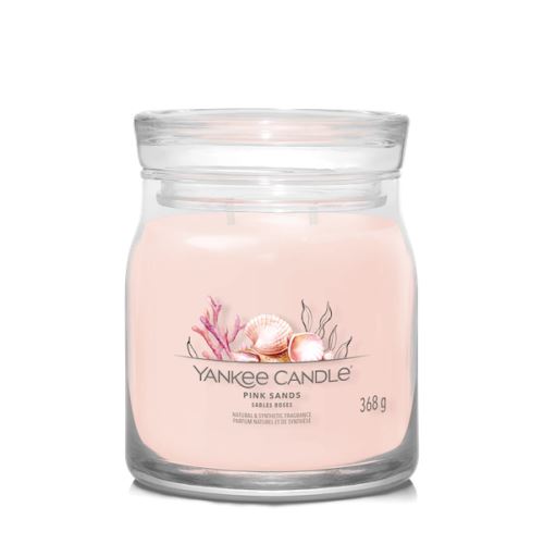 Sviečka Yankee Candle - PINK SANDS, stredná