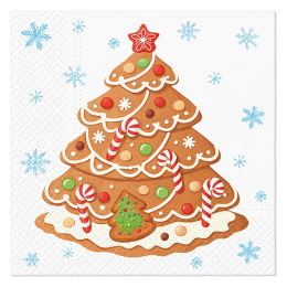 PAW L szalvéták, 33x33 cm, Ginger Christmas (1)
