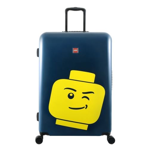 LEGO Luggage ColourBox Minifigure Head 28" - Sötétkék