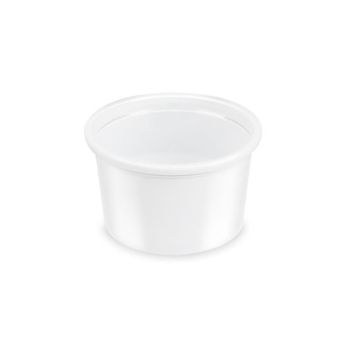 Kötszeres tál (PP) Microboxx fehér O46mm 30ml [50 db]