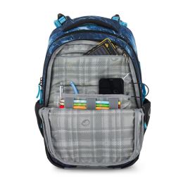 Iskolai hátizsák BagMaster Beta 26 D + tolltartó + tok - Hoki (6)