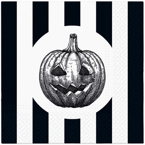PAW L szalvéták 33x33cm Striped pumpkin