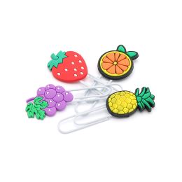 Díszcsat / könyvjelző „Fruits” 7 cm (4 db-os készlet)
