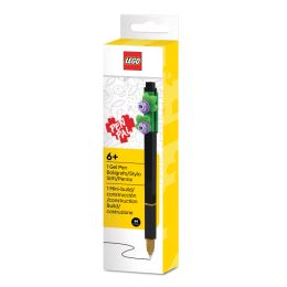 LEGO Botanicals gél toll, fekete–lila virág (2)