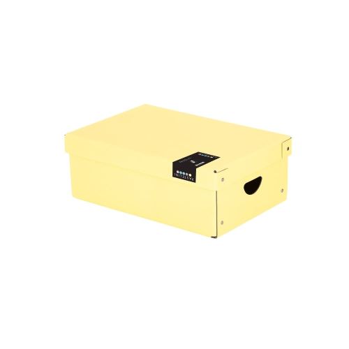 Krabica lamino 35,5x24x9 cm PASTELINI žltá
