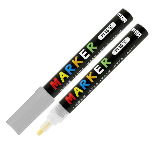 M&G Acrylic Marker 2 mm toll, akril festékkel, ezüst S110