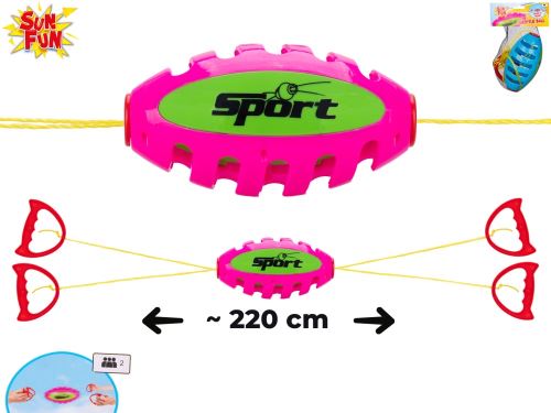 Sun Fun speedball 18cm zsinóron 2 színben, hálóban