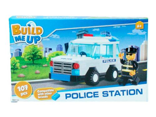 BuildMeUP építőjáték - Police station 107 db dobozban