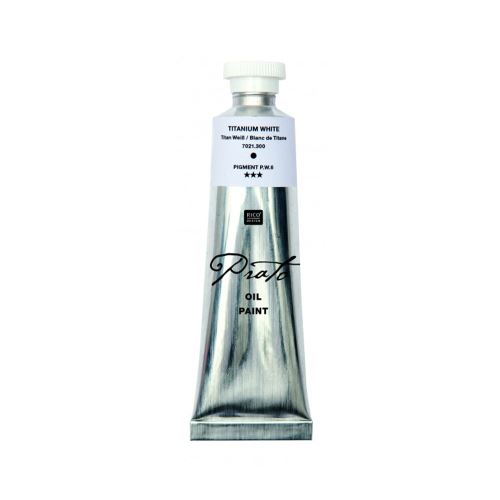 RI olajfesték Prato 60 ml, Titán fehér