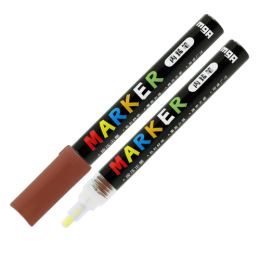M&amp;G akril filctoll 2 mm, barna piros S413