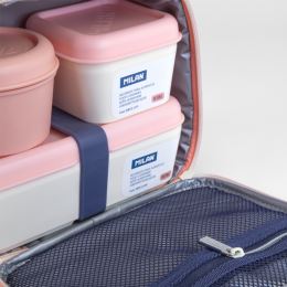 MILAN tízórais doboz 0,75 l Pink (6)