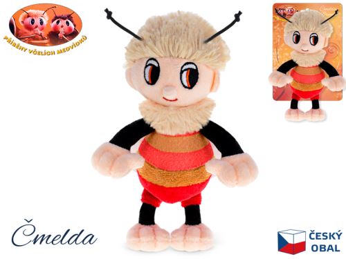 Príbehy včelích medvedíkov Čmelda plüss, 15 cm, 0m+ kartonlapon