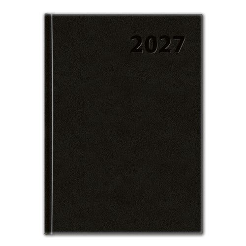 Napló 2027 napi A5 Manager - fekete