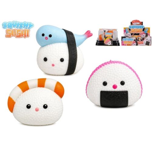 Squishy Sushi Kawai kamarát 5 cm (rôzne tvary)