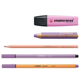 Kreatív készlet STABILO ARTY - Linerek, filctollak, markerek, akvarell zsírkréták 50 db (1)