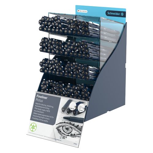 Schneider Liner Pictus mix SiS Display bemutatóállvány, 144 db